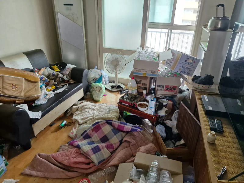 대구집정리 작업 후 깔끔하게 정돈된 주거 공간